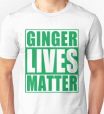 St Patrick's Day Ginger Lives Matter Unisex T-Shirt