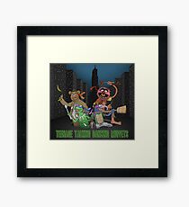 Teenage Talking Dancing Muppets Framed Print