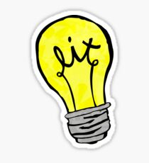 It's lit Sticker