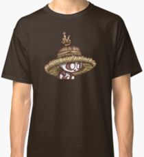 Panda mit übergroßem Reishut Classic T-Shirt