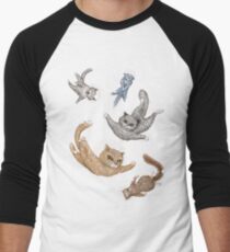 Cat Men's Baseball ¾ T-Shirt