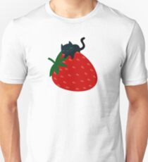Strawberry Cat Unisex T-Shirt