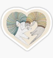 Ferret sleep Sticker