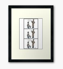 Victorian Sherlock and Watson - Love and Hate Framed Print