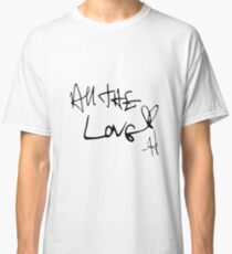 Camiseta clásica Una dirección Todo el amor