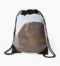 Egypt's great sphinx and the great pyramid Drawstring Bag