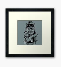 NINJA BOY Framed Print