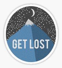 "Get LOST" Sticker