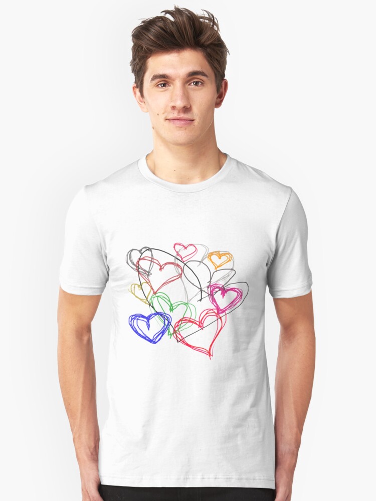 Alternate view of Painting Love Slim Fit T-Shirt