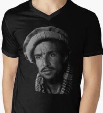 Massoud Tee T-Shirt mit V-Ausschnitt