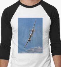 Lockheed P-38L Lightning N25Y 44-53254 Men's Baseball ¾ T-Shirt