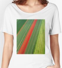 Tulip Field Women's Relaxed Fit T-Shirt