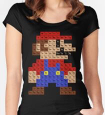 Periodic Mario Table Women's Fitted Scoop T-Shirt