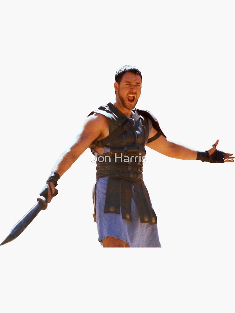 "Maximus Decimus Meridius" Sticker by jonathong007 | Redbubble