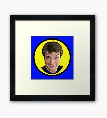 Captain Hammer Groupie Framed Print