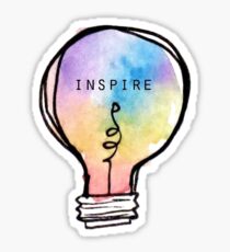 Inspire Lightbulb Sticker