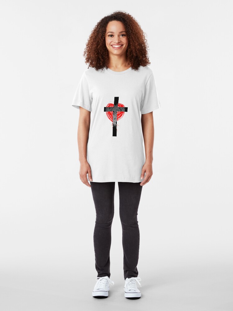 Alternate view of Christian Love, II Slim Fit T-Shirt