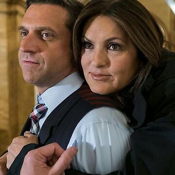 Olivia Benson and Rafael Barba Law and Order SVU Greeting Card