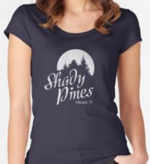 Golden Girls TV Show Fan Art - Shady Pines Women's Fitted Scoop T-Shirt