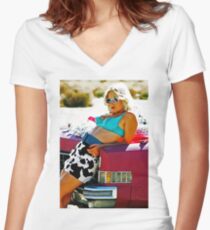 TRUE ROMANCE ALABAMA - You're So Cool ! Women's Fitted V-Neck T-Shirt