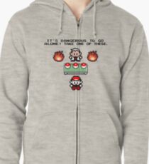 Zelda Pokemon Zipped Hoodie