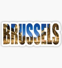 Brussels. Sticker