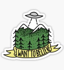 i want to believe Sticker