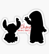 Ohana Means Family Sticker