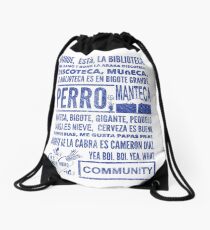 La Biblioteca Rap - Community Drawstring Bag
