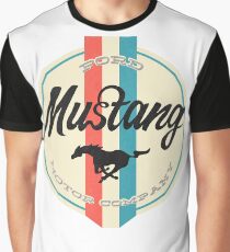 Mustang retro Grafik T-Shirt