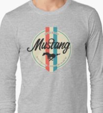 Mustang retro Long Sleeve T-Shirt