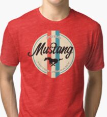 Mustang retro Tri-blend T-Shirt