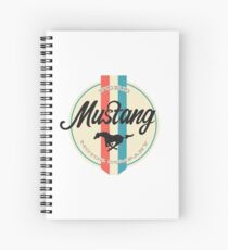 Mustang retro Spiral Notebook