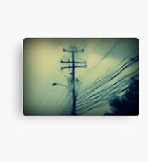 Telephone Line Canvas Print