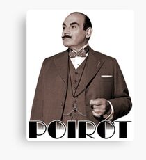 Monsieur Hercule Poirot Canvas Print