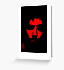 Anguish. Greeting Card