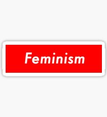 Supreme Feminism Sticker