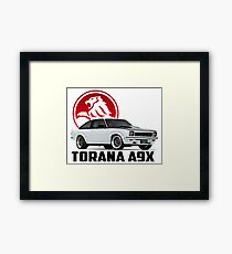 Holden Torana - A9X Hatchback - White 2 Framed Print