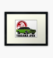 Holden Torana - A9X Hatchback - Green 2 Framed Print