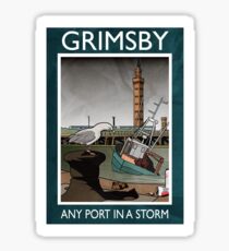 Grimsby - Any Port In A Storm Sticker