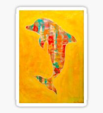 Happy Dolphin 3 Sticker