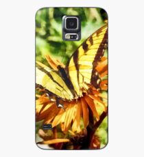 Tiger Swallowtail on Yellow Wildflower Case/Skin for Samsung Galaxy