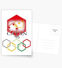 Catan Olympische Spiele Postkarten