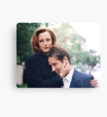 dana scully x files fox mulder Metal Print