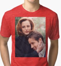 dana scully x files fox mulder Tri-blend T-Shirt