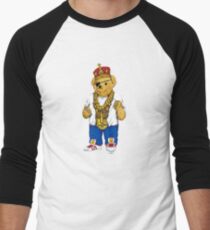 Gangster King Polo Bear Baseball ¾ Sleeve T-Shirt