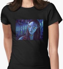 Zoe Saldana as Neytiri in Avatar Women's Fitted T-Shirt