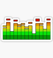 DJ Music Beat Equalizer Sticker