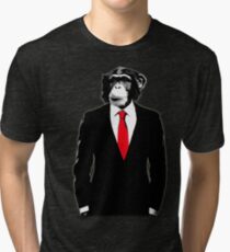 Domesticated Monkey Tri-blend T-Shirt