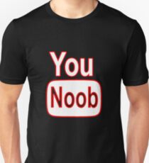 Camiseta ajustada YouNoob (Clásico - Luz)